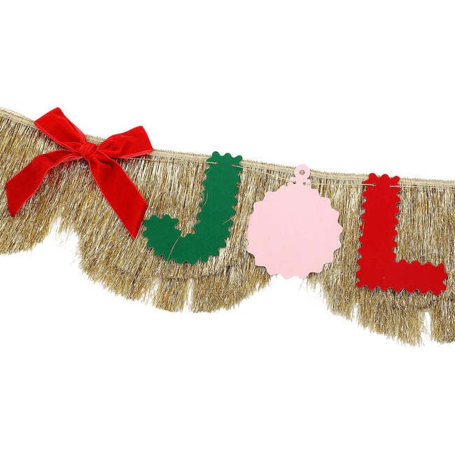 Holly Jolly Cheer Reuseable Banner - Party Accessories - 3