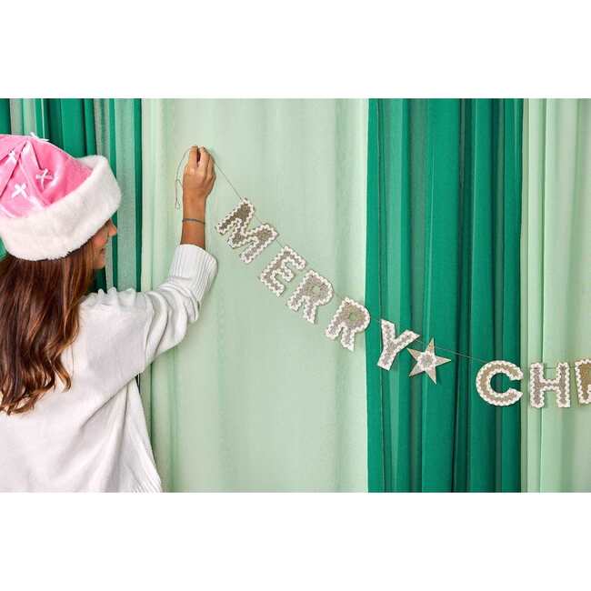 Merry & Bright Reuseable Banner - Party Accessories - 4