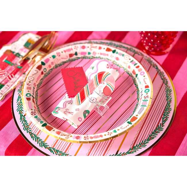Peppermint Party Dinner Plate - Party Accessories - 4