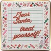 Dear Santa Treat Plate - Party Accessories - 1 - thumbnail