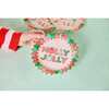 Holly Jolly Celebration Dessert Plate - Party Accessories - 4 - thumbnail