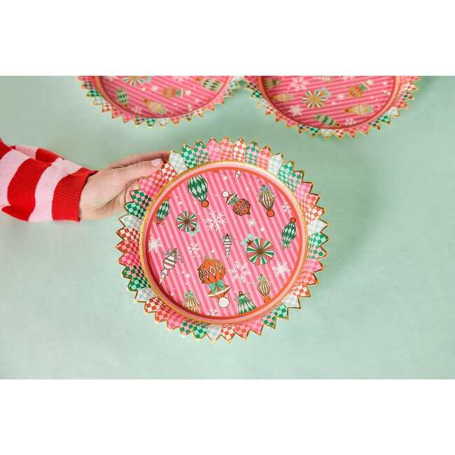 Deck the Halls Dinner Plate - Party Accessories - 3