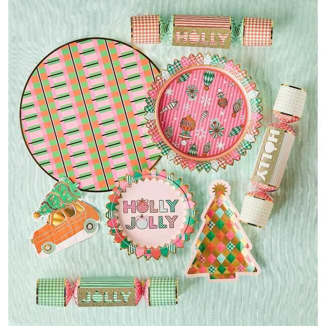 Deck the Halls Dinner Plate - Party Accessories - 4