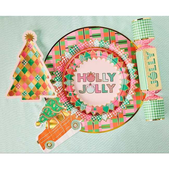 Holiday Cheer Tree Dessert Plate - Party Accessories - 3