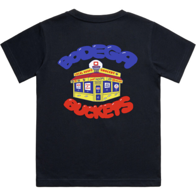 Kids Bodega Buckets Tee Black