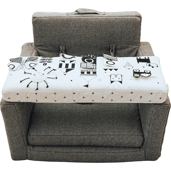 Happy Day (B&W) Square Chair