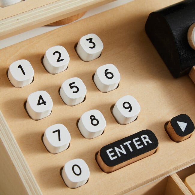 Cash Register, Natural - Role Play Toys - 6