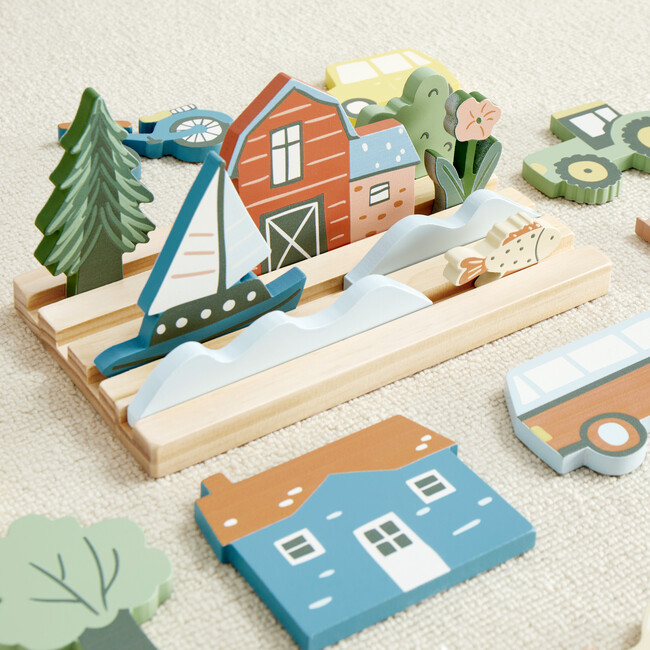 My Town Picture Matching Game - Wooden Puzzles - 3