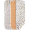 Willow 3-pc. Newborn Burp Cloth Set (Copper/Leaf) - Burp Cloths - 1 - thumbnail