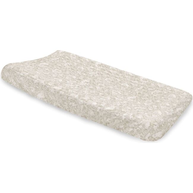 Willow Quilted Change Pad Cover (Neutral Batik)