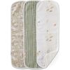 Willow 3-pc. Newborn Burp Cloth Set (Neutral Leaf) - Burp Cloths - 1 - thumbnail