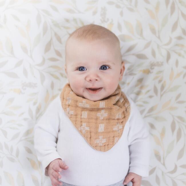 Willow Fitted Crib Sheet (Neutral Leaf) - Crib Sheets - 3