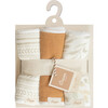Willow 3-pc. Newborn Burp Cloth Set (Copper/Leaf) - Burp Cloths - 4 - thumbnail