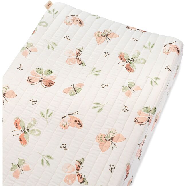 Parker Quilted Change Pad Cover (Butterfly)