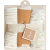 Willow 3-pc. Newborn Burp Cloth Set (Copper/Leaf) - Burp Cloths - 5 - thumbnail