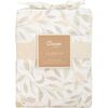 Willow Fitted Crib Sheet (Neutral Leaf) - Crib Sheets - 4