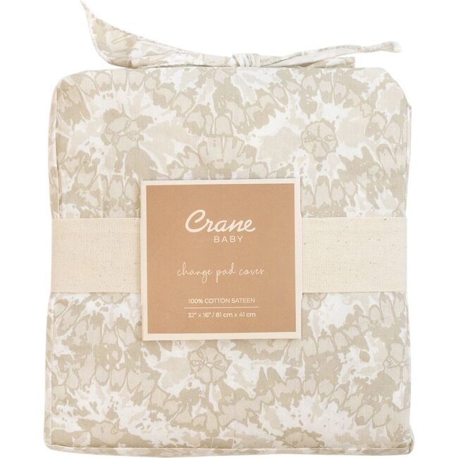 Willow Quilted Change Pad Cover (Neutral Batik) - Changing Pads - 4