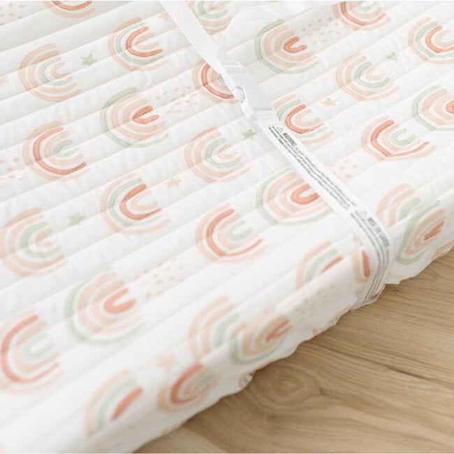 Parker Quilted Change Pad Cover (Rainbow) - Changing Pads - 5