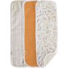 Willow 3-pc. Newborn Burp Cloth Set (Copper/Leaf) - Burp Cloths - 7 - thumbnail