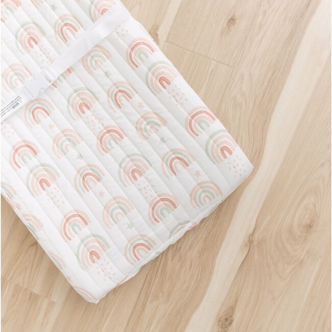 Parker Quilted Change Pad Cover (Rainbow) - Changing Pads - 6