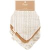 Willow 3-pc. Muslin Baby Bib Set (Copper/Leaf) - Bibs - 7