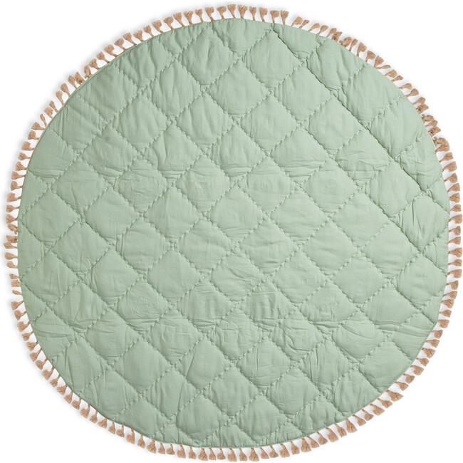 Parker Quilted Baby Play Mat (Pink Floral) - Playmats - 5