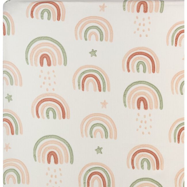 Parker Fitted Crib Sheet (Rainbow)