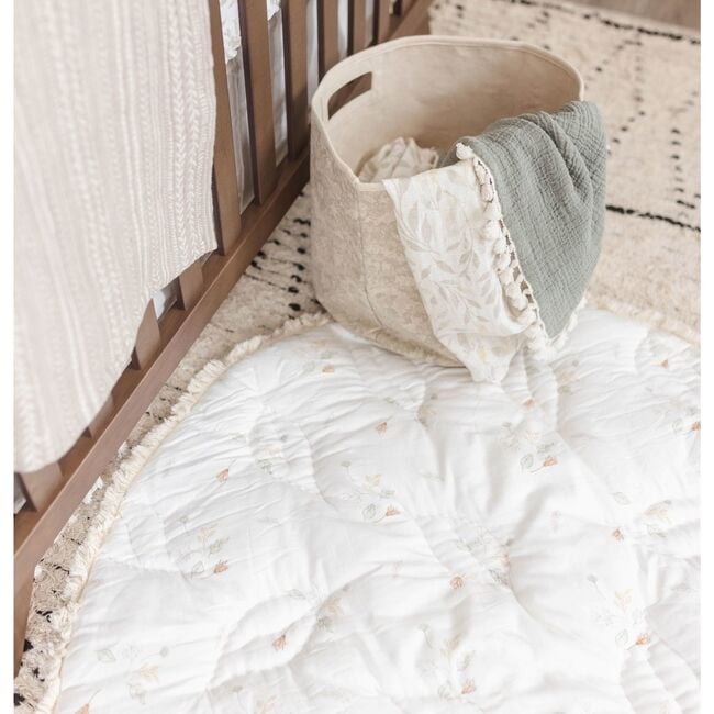 Willow Quilted Baby Play Mat (Dainty Leaf) - Playmats - 7