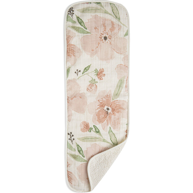 Parker 3-pc. Newborn Burp Cloth Set (Pink Floral) - Burp Cloths - 3