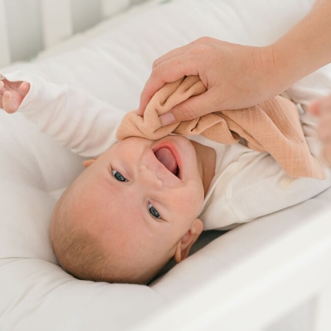 Parker 5-pc. Cotton Baby Washcloth Set (Pink Floral) - Washcloths & Hand Towels - 4