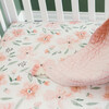 Parker Fitted Crib Sheet (Pink Floral) - Crib Sheets - 5