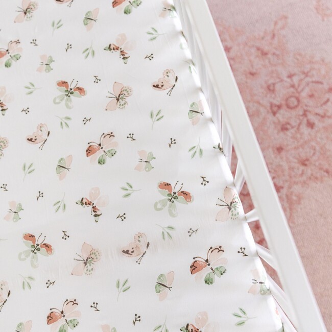 Parker Fitted Crib Sheet (Butterfly) - Crib Sheets - 5