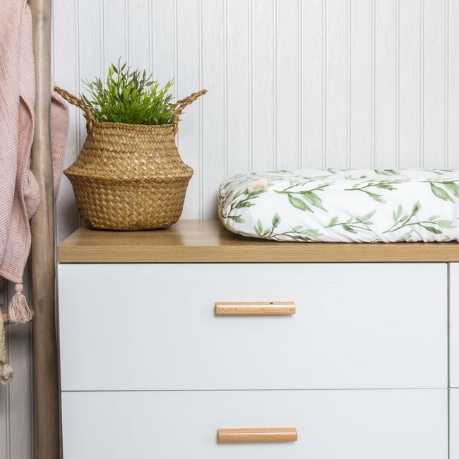 Parker Green Leaf Changing Pad Cover - Changing Pads - 5