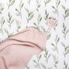 Parker Green Leaf Fitted Crib Sheet - Crib Sheets - 5