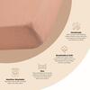 Muslin Fitted Crib Sheet (Copper) - Crib Sheets - 2 - thumbnail