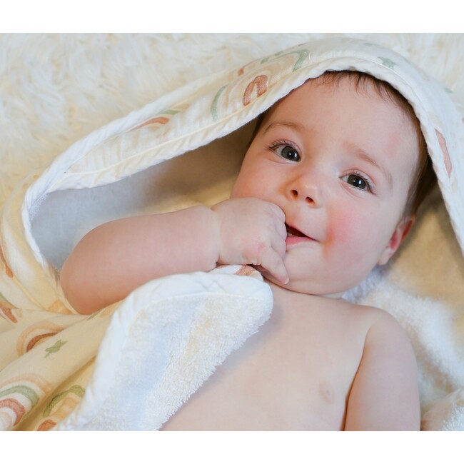 Parker Baby Hooded Towel (Rainbow) - Towels - 5