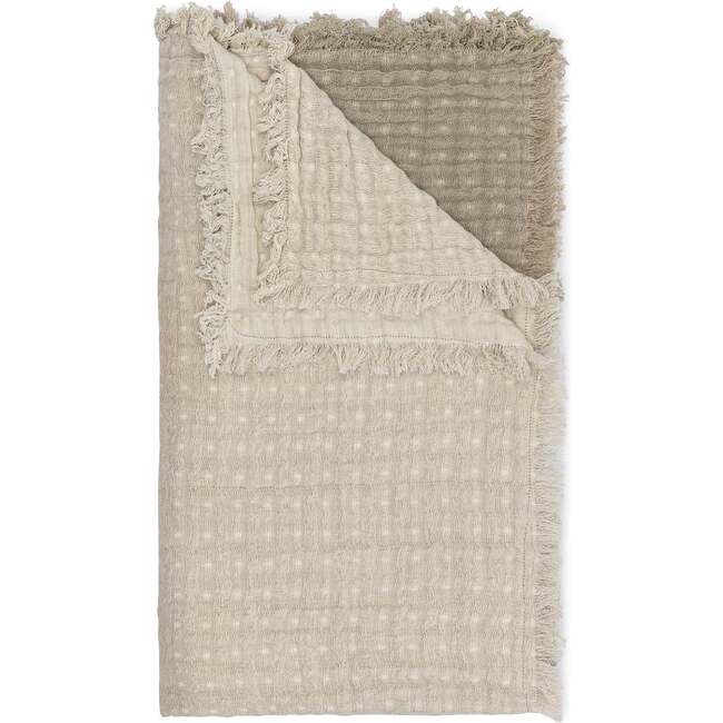 Multi-Layer Dove Grey Ombre Muslin Cotton Baby Blanket