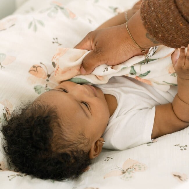 Parker 5-pc. Cotton Baby Washcloth Set (Pink Floral) - Washcloths & Hand Towels - 6