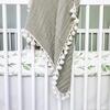 Parker Green Leaf Fitted Crib Sheet - Crib Sheets - 6