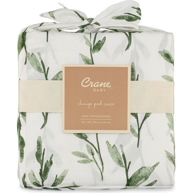 Parker Green Leaf Changing Pad Cover - Changing Pads - 7