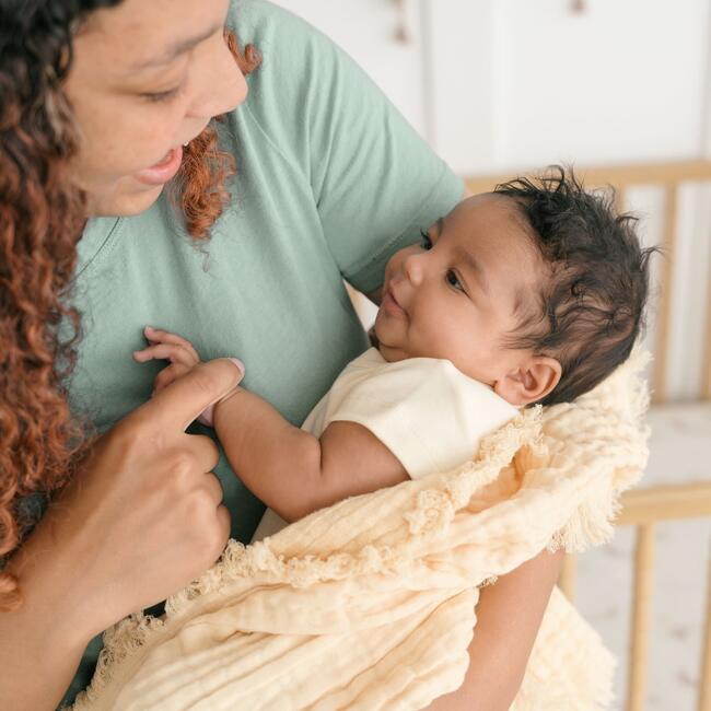 Multi-Layer Honey Ombre Muslin Cotton Baby Blanket - Blankets - 4