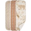 Kendi 3-pc. Newborn Cotton Burp Cloth Set (Safari Animal) - Burp Cloths - 1 - thumbnail