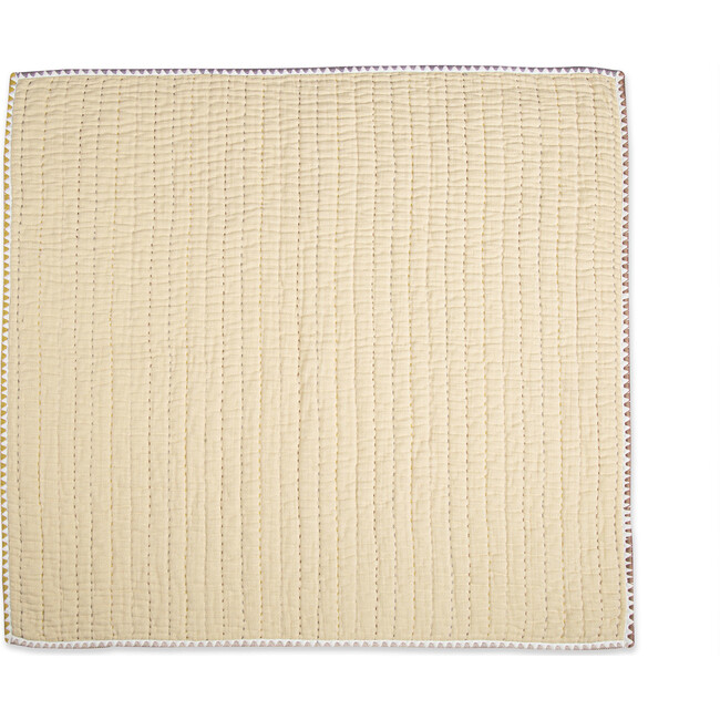 Kendi Beige Baby Quilt