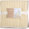 Kendi Beige Baby Quilt - Blankets - 4
