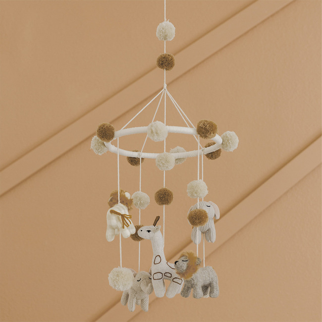 Kendi Safari Animal Nursery Ceiling Hanging Decor - Mobiles - 4