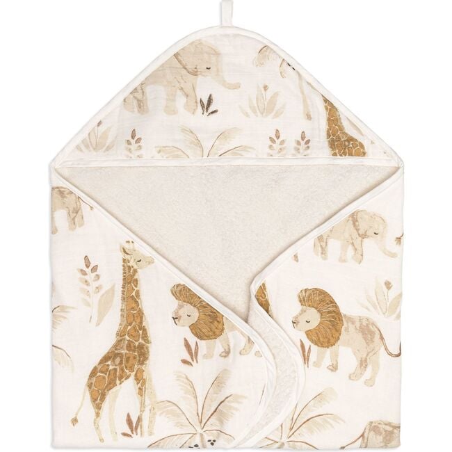Kendi Baby Hooded Towel (Safari Animal) - Towels - 3