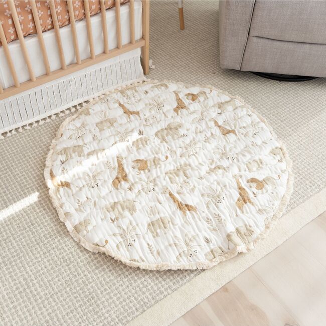 Kendi Quilted Safari Baby Play Mat - Playmats - 6