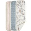 Ezra 3-pc. Newborn Burp Cloth Set (Woodland Animal) - Burp Cloths - 1 - thumbnail