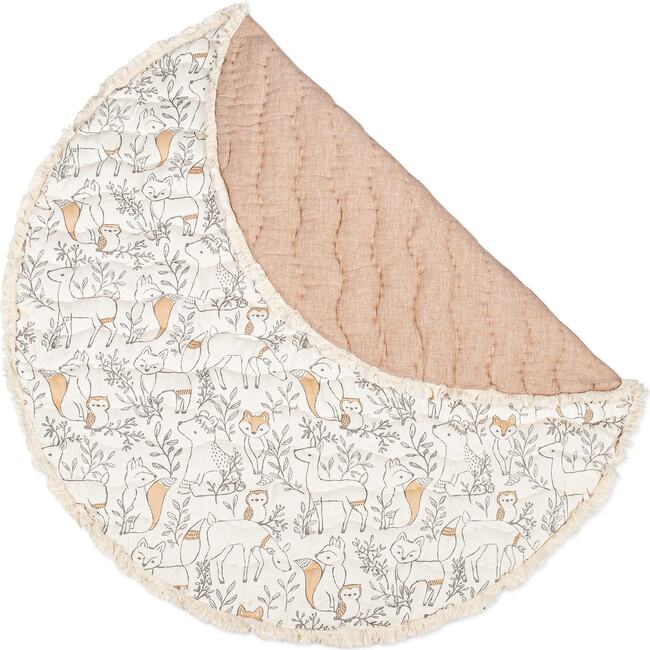 Ezra Quilted Baby Play Mat (Woodland Animal)