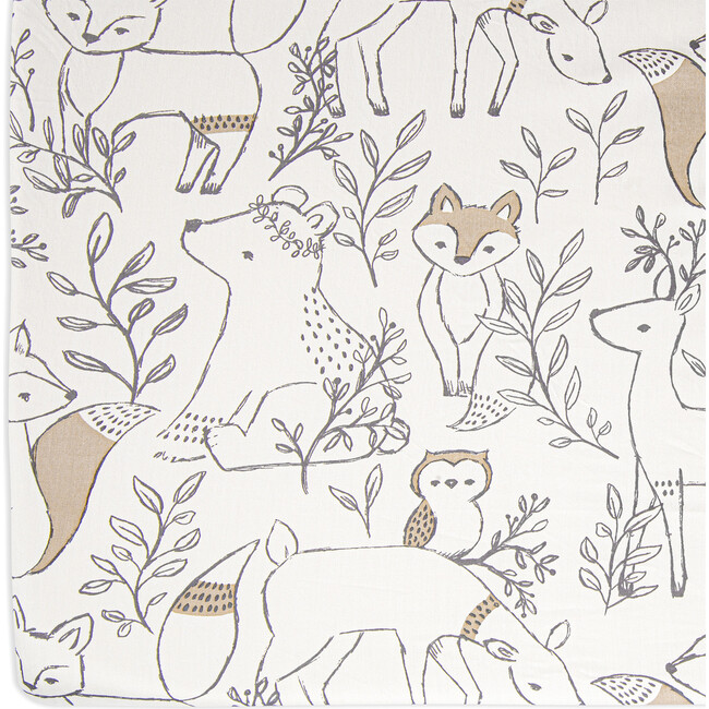 Ezra Fitted Woodland Animal Crib Sheets - Crib Sheets - 3